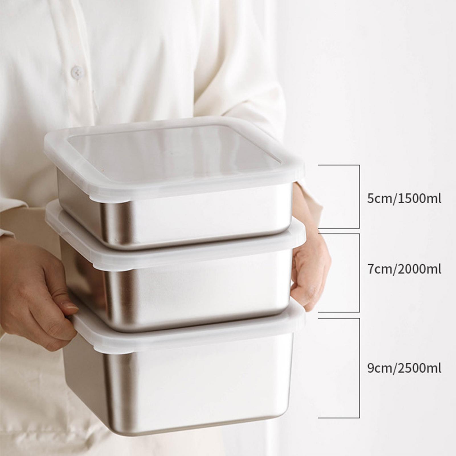 Meal Prep Bowl - 도시락 스테인리스 스틸 밀프렙 그릇 과일
