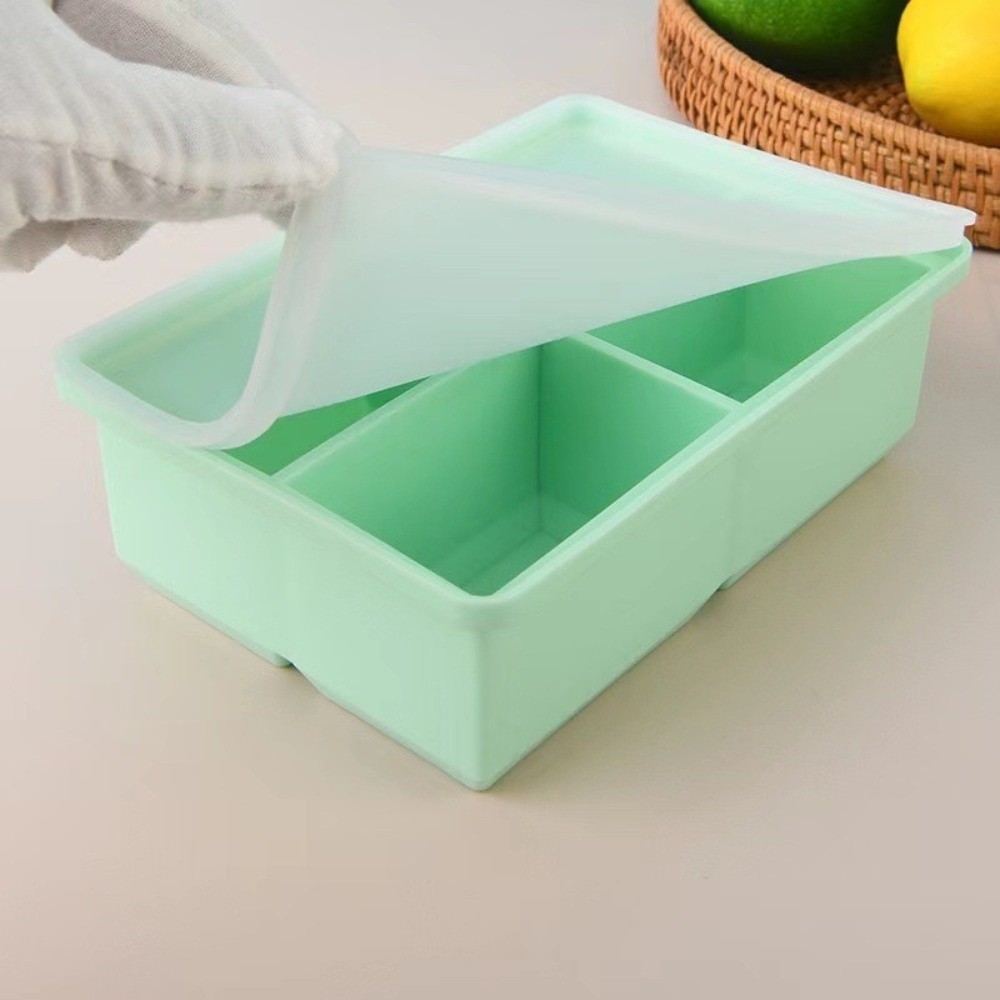 새로운 실리콘 아이스 메이킹 몰드, 새지 않는 뚜껑,  - Meal Prep Template 리뷰 및 가격