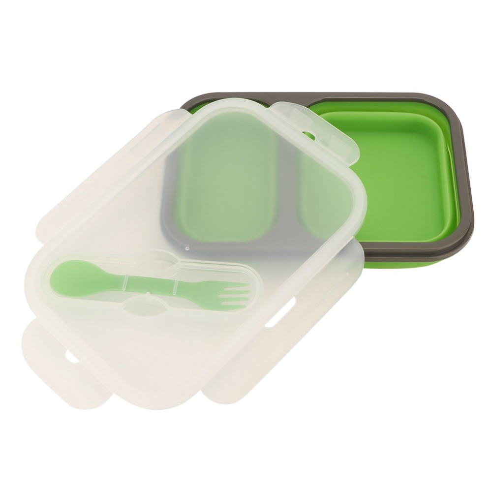 2PCS 실용적인 1000ml 접이식 도시락 상자 실리 - Meal Prep Bowl 리뷰 및 가격
