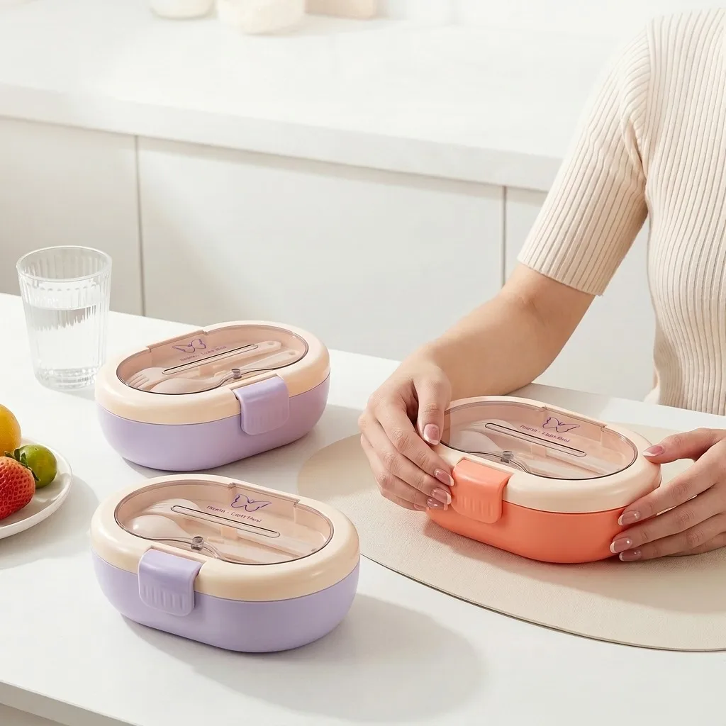 플라스틱 도시락통 세트: 절단 가능한 칼과 포크가 포함 - Meal Prep Or Prep Meal 리뷰 및 가격